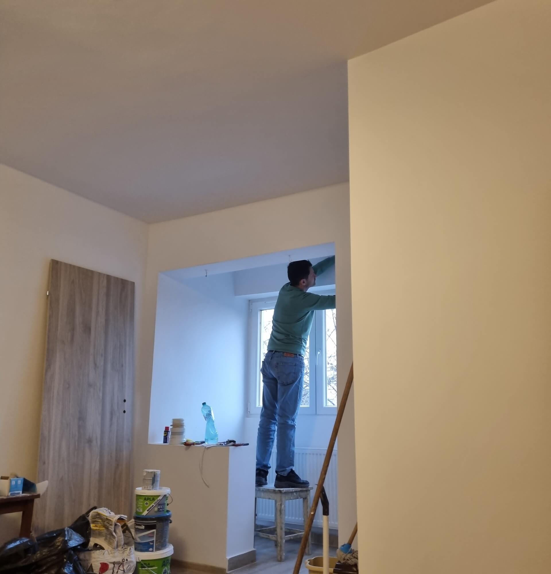 Etapele zugrăvirii complete